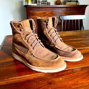 Nisolo Men’s All-Weather Mateo Boot Waxed Brown Size 42 (9)